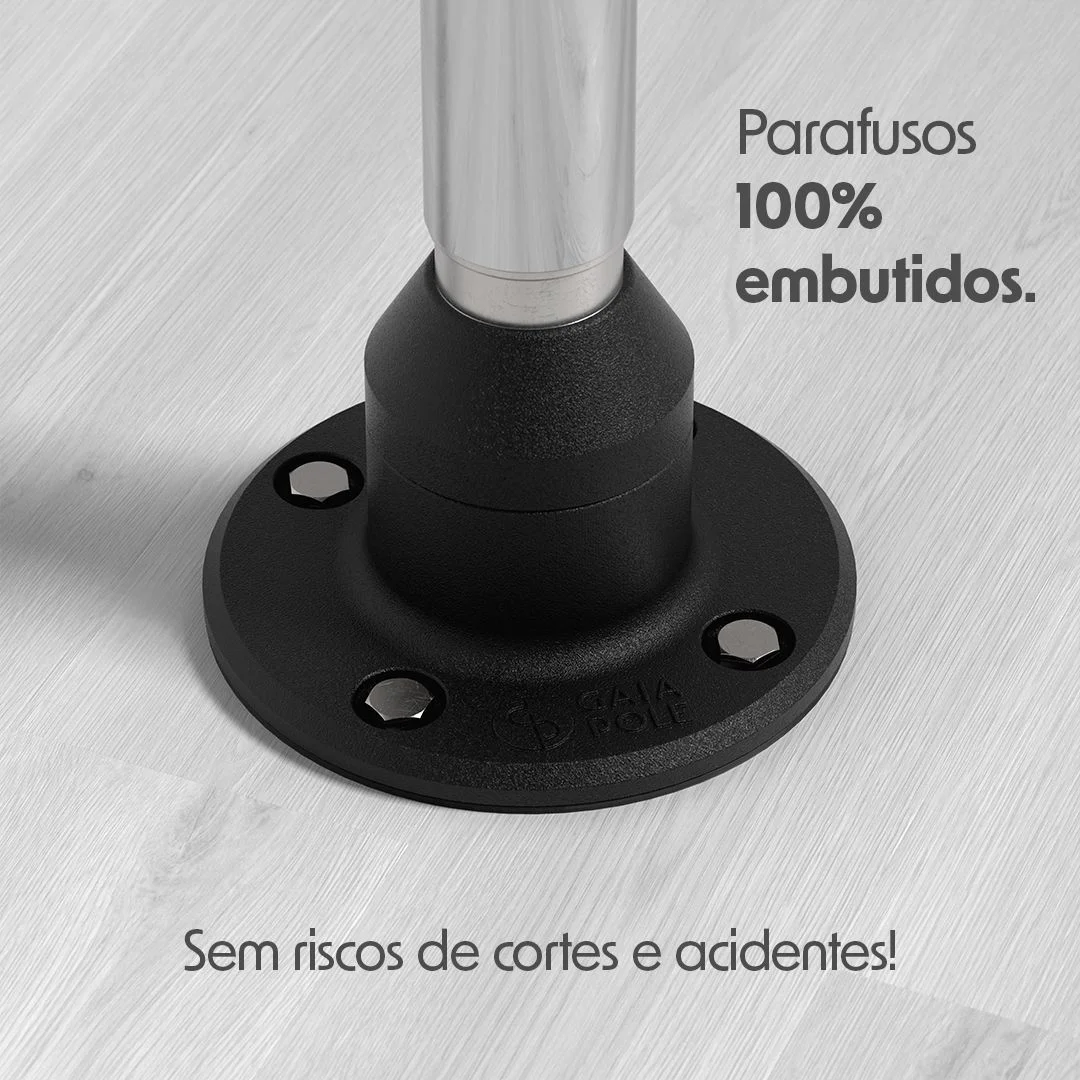 Barra de pole dance fixa Quick Lock