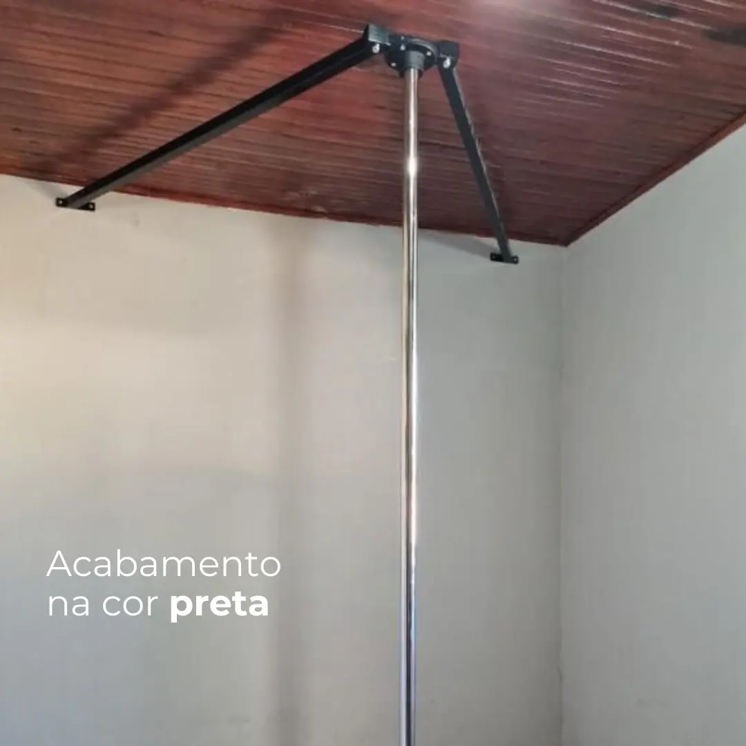 SUPORTE EM V PARA POLES
