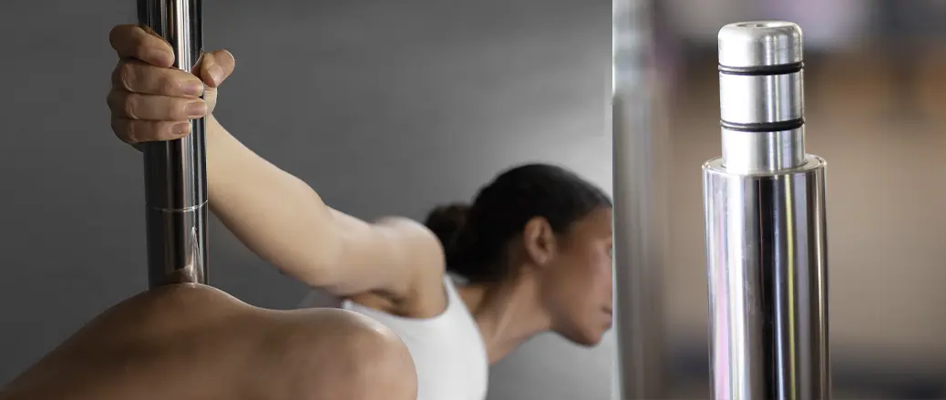 Barra de Pole Dance Removivel Easy - Encaixe perfeito, sem saliências