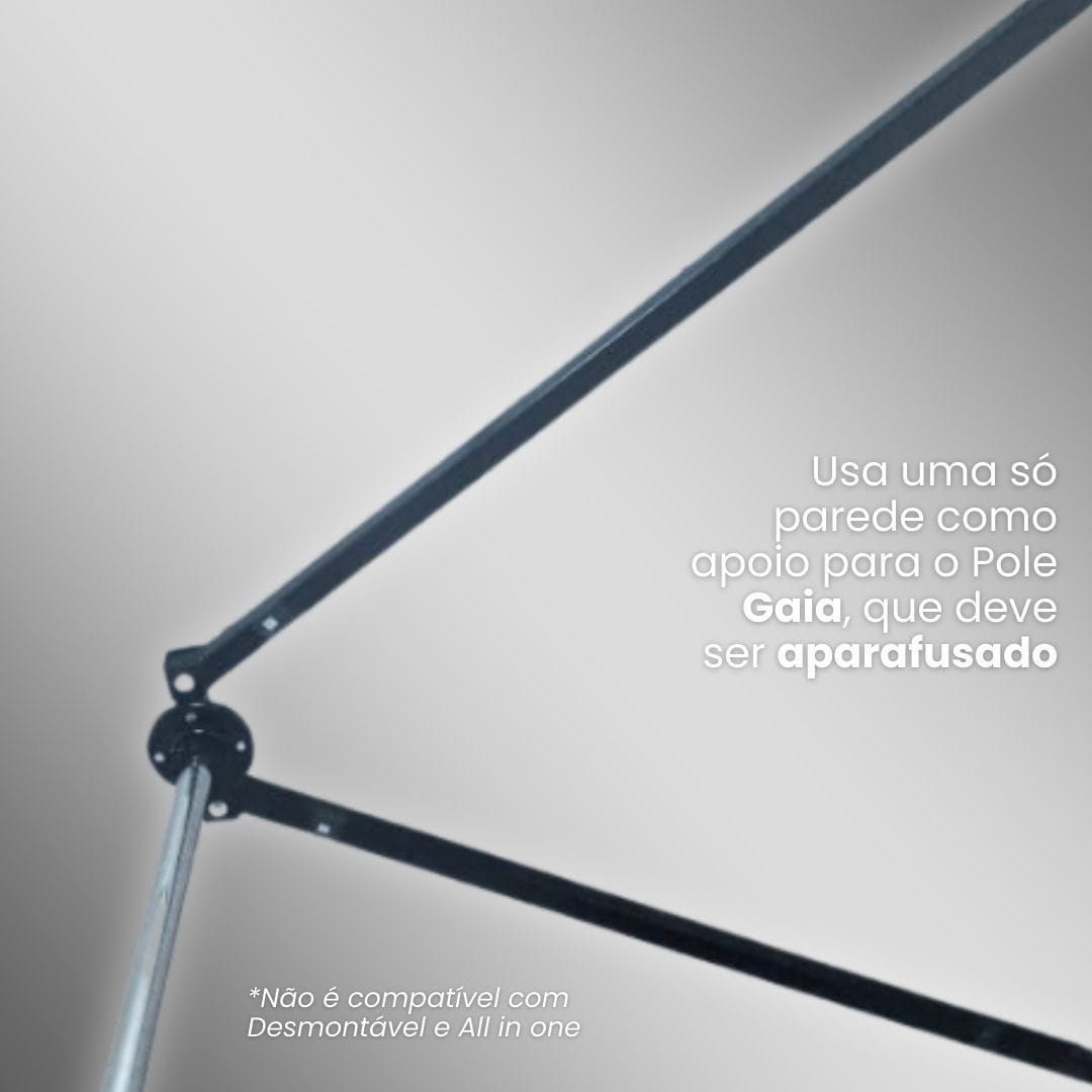 SUPORTE EM V PARA POLES