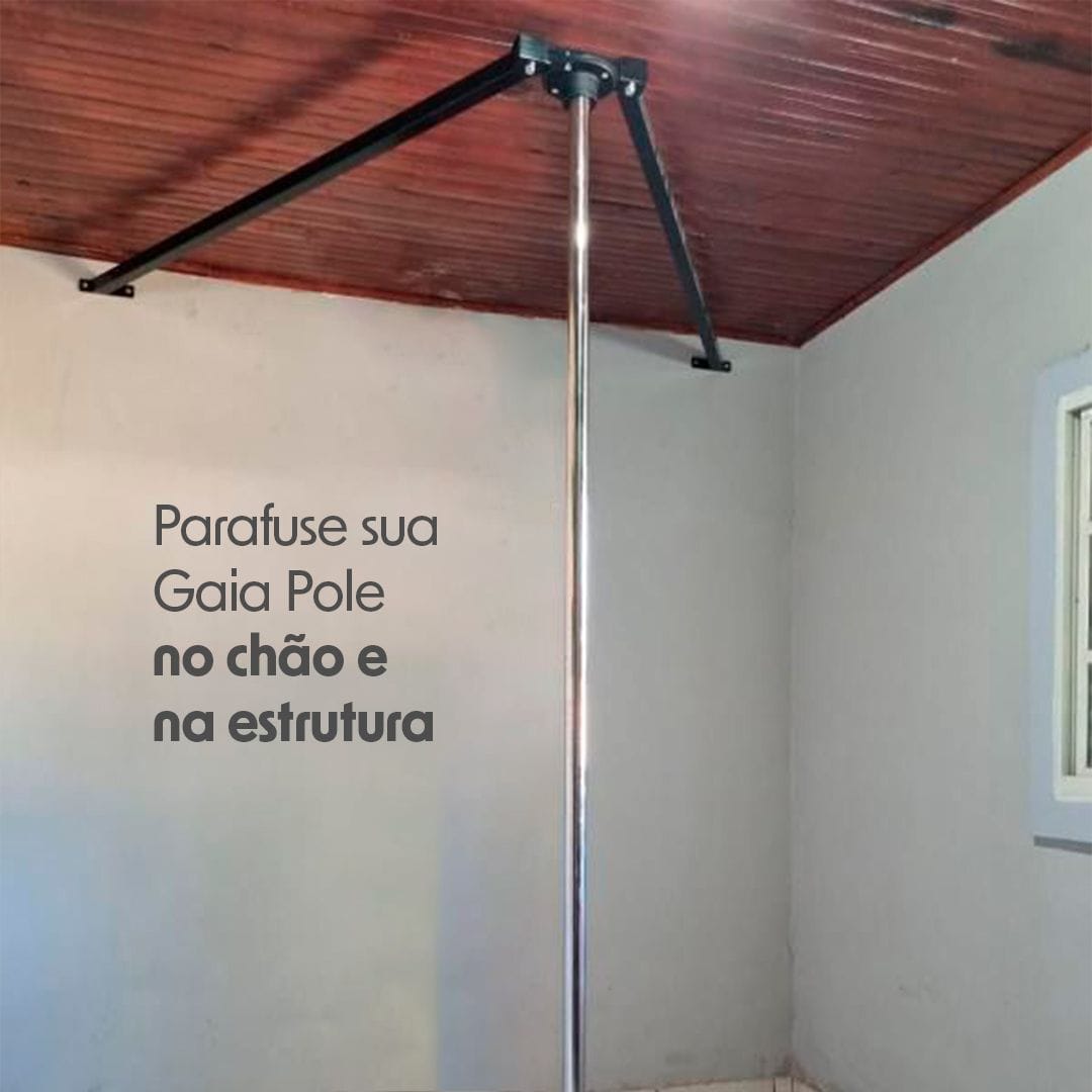 SUPORTE EM V PARA POLES