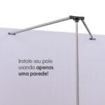 SUPORTE EM V PARA POLES
