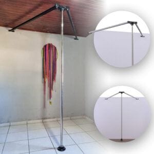 SUPORTE EM V PARA POLES